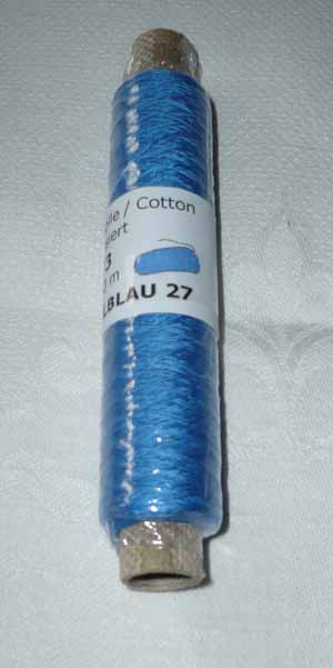 Franks Cotton - Thread 20/3 Mittelblau 27